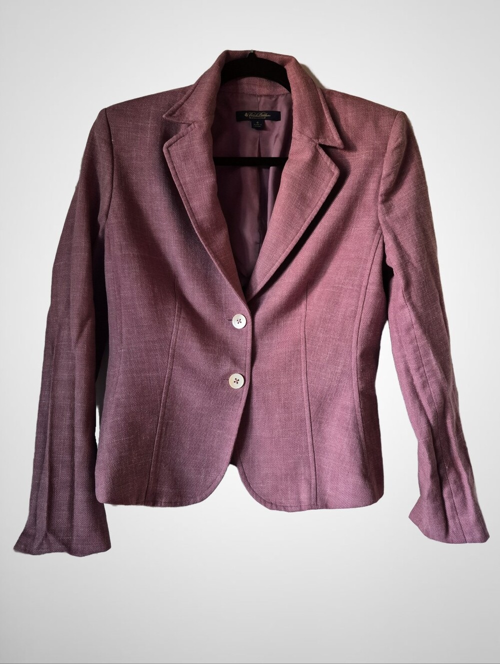Brooks Brothers Italian Fabric Blazer - Heathered Dusty Rose / Size 6